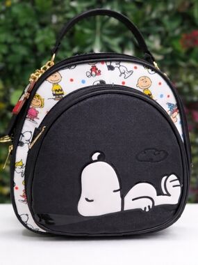 Peanuts Snoopy Black Mini Backpack Bag